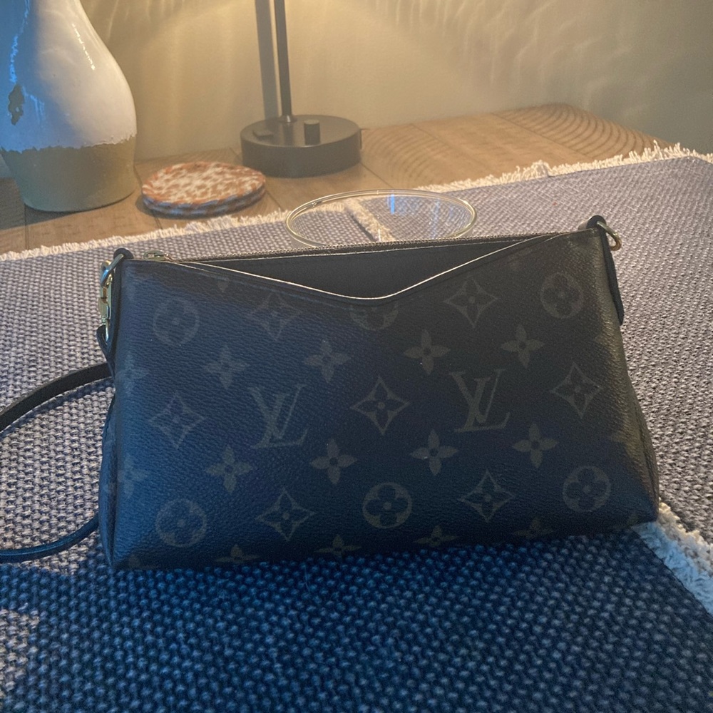 Louis Vuitton Black Pallas Clutch
